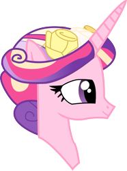 Size: 895x1206 | Tagged: safe, artist:a01421, princess cadance, alicorn, pony, bust, female, mare, portrait, simple background, smiling, solo, transparent background, vector
