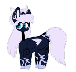 Size: 2295x2181 | Tagged: safe, artist:umiimou, princess luna, alicorn, pony, alternate design, chibi, high res, simple background, solo, transparent background