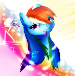 Size: 454x464 | Tagged: safe, artist:ligax, derpibooru import, rainbow dash, pegasus, pony, drool, solo, tongue out