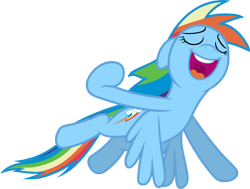 Size: 8000x6052 | Tagged: safe, artist:luckreza8, derpibooru import, rainbow dash, pegasus, pony, tanks for the memories, .svg available, absurd resolution, eyes closed, flying, open mouth, simple background, singing, solo, transparent background, uvula, vector