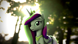 Size: 3840x2160 | Tagged: safe, artist:apexpredator923, princess cadance, alicorn, pony, 3d, solo, source filmmaker