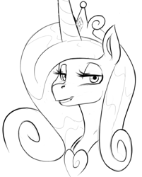 Size: 578x719 | Tagged: safe, anonymous artist, princess cadance, alicorn, pony, female, horn, solo