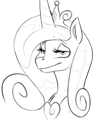 Size: 578x719 | Tagged: safe, anonymous artist, princess cadance, alicorn, pony, female, horn, solo