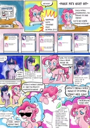 Size: 1500x2123 | Tagged: safe, artist:theuglyother, derpibooru import, applejack, fluttershy, pinkie pie, rainbow dash, rarity, twilight sparkle, earth pony, pegasus, pony, unicorn, comic:pinkie's night out, comic