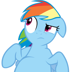 Size: 5000x4898 | Tagged: safe, artist:richhap, rainbow dash, pegasus, pony, lesson zero, absurd resolution, belly, simple background, solo, transparent background, tubby wubby pony waifu, vector