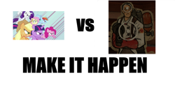 Size: 1024x513 | Tagged: safe, derpibooru import, applejack, fluttershy, pinkie pie, rainbow dash, rarity, twilight sparkle, earth pony, pegasus, pony, unicorn, exploitable meme, make it happen, mane six, meem, team fortress 2