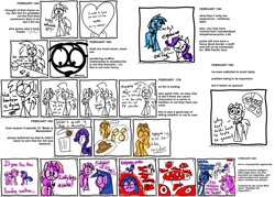 Size: 7000x5000 | Tagged: safe, artist:hyper dash, applejack, night light, princess cadance, rainbow dash, rarity, twilight sparkle, oc, oc:hyper dash, alicorn, earth pony, ladybug, pegasus, pony, unicorn, absurd resolution, comic, food, simplehorsecomic, sunshine sunshine, sushi, twilight hates ladybugs