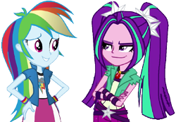 Size: 864x598 | Tagged: safe, artist:trixiesparkle63, derpibooru import, aria blaze, rainbow dash, equestria girls, rainbow rocks, ariadash, female, lesbian, shipping