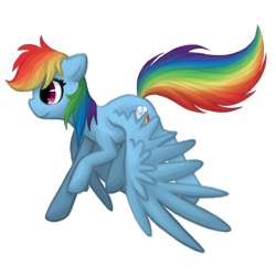 Size: 450x450 | Tagged: safe, artist:breadcipher, derpibooru import, rainbow dash, pegasus, pony, simple background, solo, transparent background