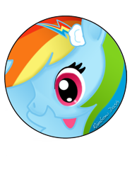 Size: 771x1032 | Tagged: safe, artist:brittanysdesigns, rainbow dash, pegasus, pony, bust, portrait, solo