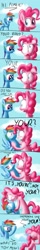 Size: 600x3745 | Tagged: safe, artist:cgeta, derpibooru import, pinkie pie, rainbow dash, earth pony, pegasus, pony, comic, crying, grammar error, grammar nazi, ocular gushers