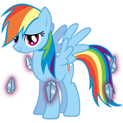 Size: 5000x5000 | Tagged: safe, artist:atomicgreymon, rainbow dash, pegasus, pony, absurd resolution, elements of harmony, simple background, solo, transparent background, vector