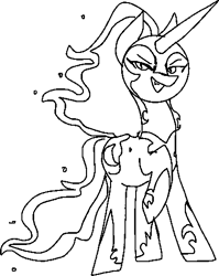 Size: 390x490 | Tagged: safe, artist:nootaz, nightmare moon, alicorn, pony, commission, female, horn, mare, sketch, solo