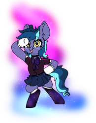 Size: 732x940 | Tagged: safe, artist:nootaz, oc, oc only, oc:twilight aurora, pony, commission, simple background, solo, space, tongue out, transparent background