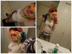 Size: 1024x768 | Tagged: artist needed, safe, rainbow dash, human, cosplay, irl, irl human, photo