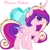 Size: 1024x1014 | Tagged: safe, artist:angelamusic13, princess cadance, alicorn, pony, base used, deviantart watermark, obtrusive watermark, solo, watermark, younger