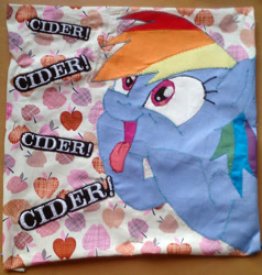 Size: 1216x1280 | Tagged: safe, derpibooru import, rainbow dash, pegasus, pony, alcohol, cider, food, solo