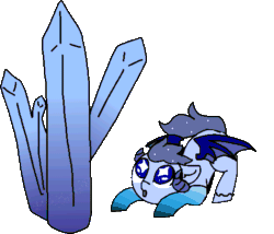 Size: 527x451 | Tagged: safe, artist:nootaz, oc, oc:magpie, bat pony, pony, :o, animated, art trade, colt, crystal, cute, eyes on the prize, face down ass up, flapping, horns, male, ocbetes, open mouth, simple background, solo, sparkles, spread wings, starry eyes, tail wag, transparent background, wingding eyes, wings