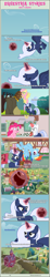 Size: 1475x7982 | Tagged: safe, artist:estories, derpibooru import, daring do, fluttershy, harry, pinkie pie, princess celestia, rainbow dash, oc, oc:holly, oc:silverlay, alicorn, earth pony, pegasus, pony, comic:seeds of darkness, baked bads, beehive, book, comic, flour