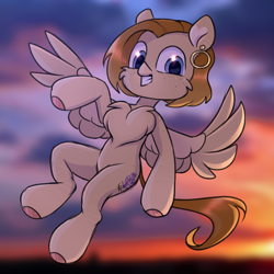 Size: 3000x3000 | Tagged: safe, artist:argigen, oc, pegasus, pony, chibi, rcf community