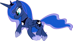 Size: 4995x2800 | Tagged: safe, artist:doathokjir, princess luna, alicorn, pony, for whom the sweetie belle toils, dream walker luna, female, mare, simple background, solo, transparent background, vector