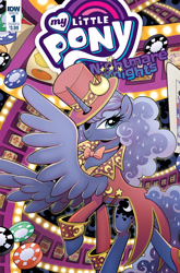 Size: 1186x1800 | Tagged: safe, artist:brendahickey, idw, princess luna, alicorn, pony, nightmare knights, spoiler:comic, spoiler:comicnightmareknights01, cover