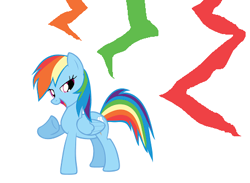 Size: 456x333 | Tagged: safe, artist:pinkiefan1994, derpibooru import, rainbow dash, pegasus, pony, lightning, solo