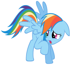 Size: 3022x2771 | Tagged: safe, artist:dentist73548, rainbow dash, pegasus, pony, simple background, solo, transparent background, vector