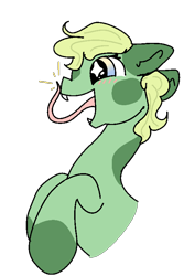 Size: 507x759 | Tagged: safe, artist:nootaz, oc, oc only, lamia, original species, snake, snake pony, boop, self-boop, simple background, snek, solo, transparent background