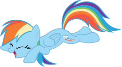 Size: 2160x1204 | Tagged: safe, artist:klaifferon, rainbow dash, pegasus, pony, simple background, solo, transparent background, vector