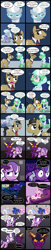 Size: 2000x9845 | Tagged: safe, artist:magerblutooth, diamond tiara, filthy rich, princess cadance, princess celestia, princess luna, silver spoon, oc, oc:aunt spoiled, oc:dazzle, oc:il, oc:peal, alicorn, cat, earth pony, pony, comic:diamond and dazzle, bed, brush, cellphone, chair, clothes, comic, computer, computer mouse, game boy, gamer luna, headphones, imp, phone, smartphone, thought bubble, video game