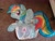 Size: 2592x1944 | Tagged: safe, derpibooru import, rainbow dash, pegasus, pony, balloon, mylar, solo