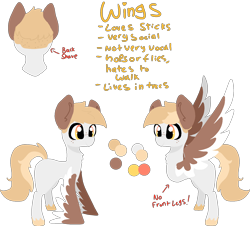 Size: 1640x1480 | Tagged: safe, artist:nootaz, oc, oc:wings, original species, reference sheet