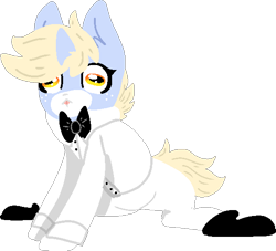 Size: 556x504 | Tagged: safe, artist:nootaz, oc, oc:nootaz, pony, clothes, tuxedo