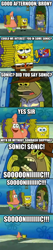 Size: 402x1902 | Tagged: safe, derpy hooves, rainbow dash, pegasus, pony, brony, chocolate with nuts, comic, crossover, crossover shipping, female, funny, hilarious in hindsight, humor, mare, parody, shipping, sonic drama, sonic the hedgehog, sonic the hedgehog (series), sonicdash, spongebob squarepants