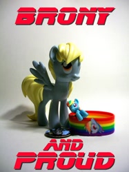 Size: 1280x1707 | Tagged: safe, derpy hooves, rainbow dash, pegasus, pony, band wrist, brony, female, mare, toy