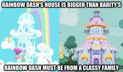 Size: 625x367 | Tagged: safe, rainbow dash, pegasus, pony, carousel boutique, house, image macro