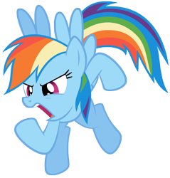 Size: 6129x6423 | Tagged: safe, artist:dentist73548, rainbow dash, pegasus, pony, absurd resolution, simple background, solo, transparent background, vector