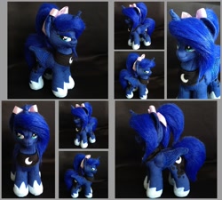 Size: 2000x1800 | Tagged: safe, artist:burgunzik, princess luna, alicorn, pony, hoof shoes, irl, photo, plushie, s1 luna, solo