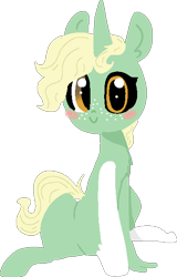 Size: 396x620 | Tagged: safe, artist:nootaz, oc, oc:lucky suzie, pony, unicorn, abomination, female, parent:oc:anon, solo