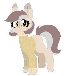 Size: 940x980 | Tagged: safe, artist:nootaz, oc, oc:dali, pony, clothes, sweater