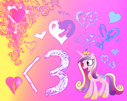 Size: 932x742 | Tagged: safe, artist:morningstar-1337, princess cadance, alicorn, pony, princess of love, solo