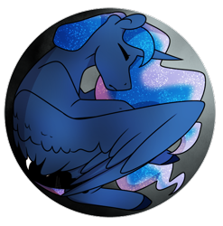 Size: 574x581 | Tagged: safe, artist:ask-azalea-grey, princess luna, alicorn, pony, ethereal mane, eyes closed, female, mare, missing accessory, simple background, sleeping, solo, starry mane, transparent background