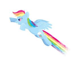 Size: 688x550 | Tagged: safe, artist:growlylobita, rainbow dash, pegasus, pony, female, mare, simple background, solo, transparent background