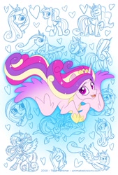 Size: 1275x1887 | Tagged: safe, artist:nanook123, princess cadance, alicorn, pony, female, mare