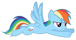 Size: 2696x1433 | Tagged: safe, artist:masterrottweiler, rainbow dash, pegasus, pony, simple background, solo, transparent background, vector