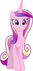 Size: 2734x5895 | Tagged: safe, artist:chainchomp2 edit, edit, editor:slayerbvc, princess cadance, alicorn, pony, the one where pinkie pie knows, accessory-less edit, barehoof, female, mare, missing accessory, simple background, solo, transparent background, vector, vector edit