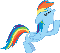 Size: 3712x3316 | Tagged: safe, artist:sunran80, rainbow dash, pegasus, pony, simple background, solo, transparent background, vector