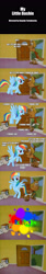 Size: 1024x6140 | Tagged: safe, artist:koriolander, rainbow dash, pegasus, pony, fanfic:my little dashie, crossover, dexter's laboratory, sonic rainboom