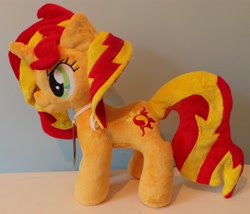 Size: 2863x2450 | Tagged: safe, artist:pinkamoone, sunset shimmer, pony, unicorn, irl, photo, plushie